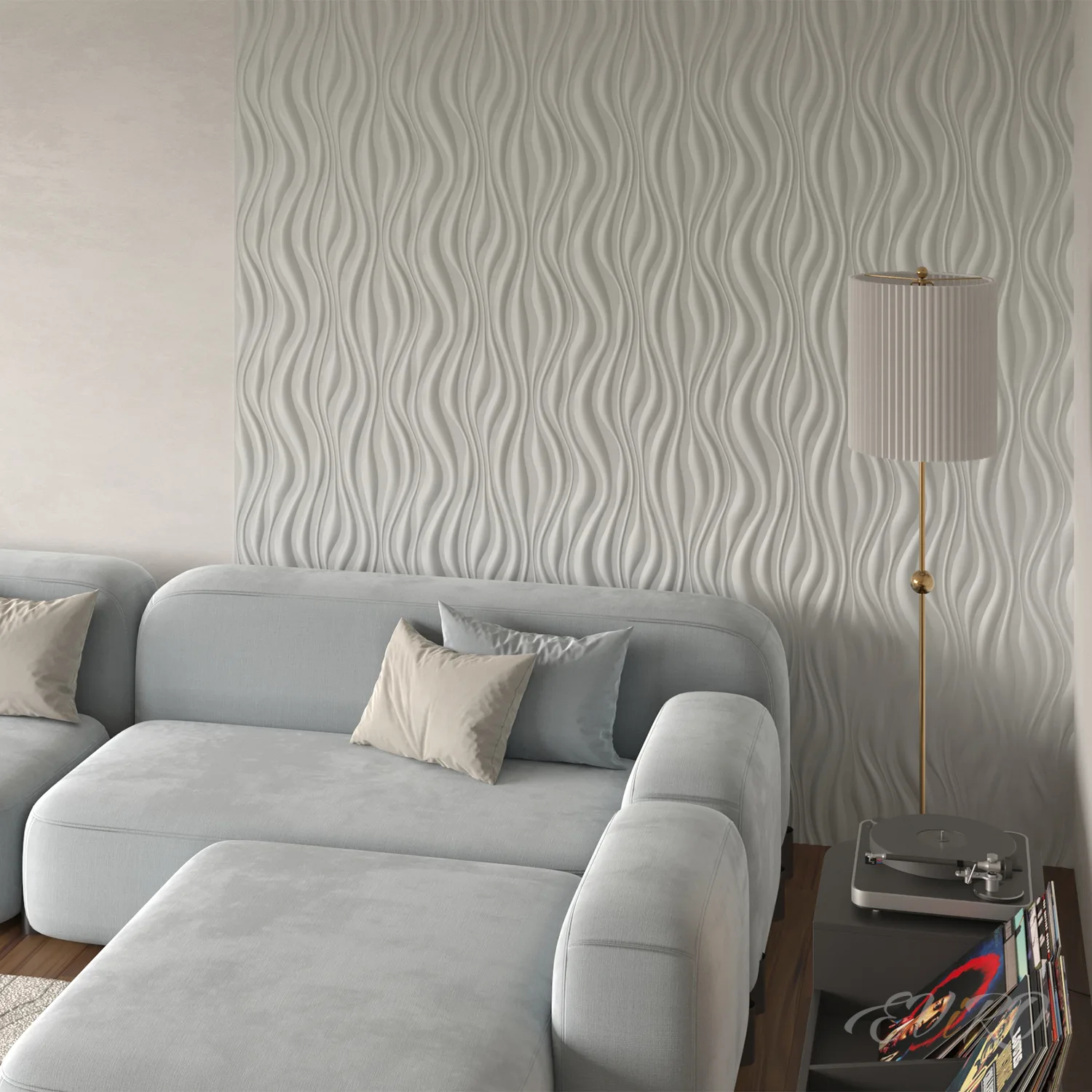 Гипсовая 3D панель EViRO Волны