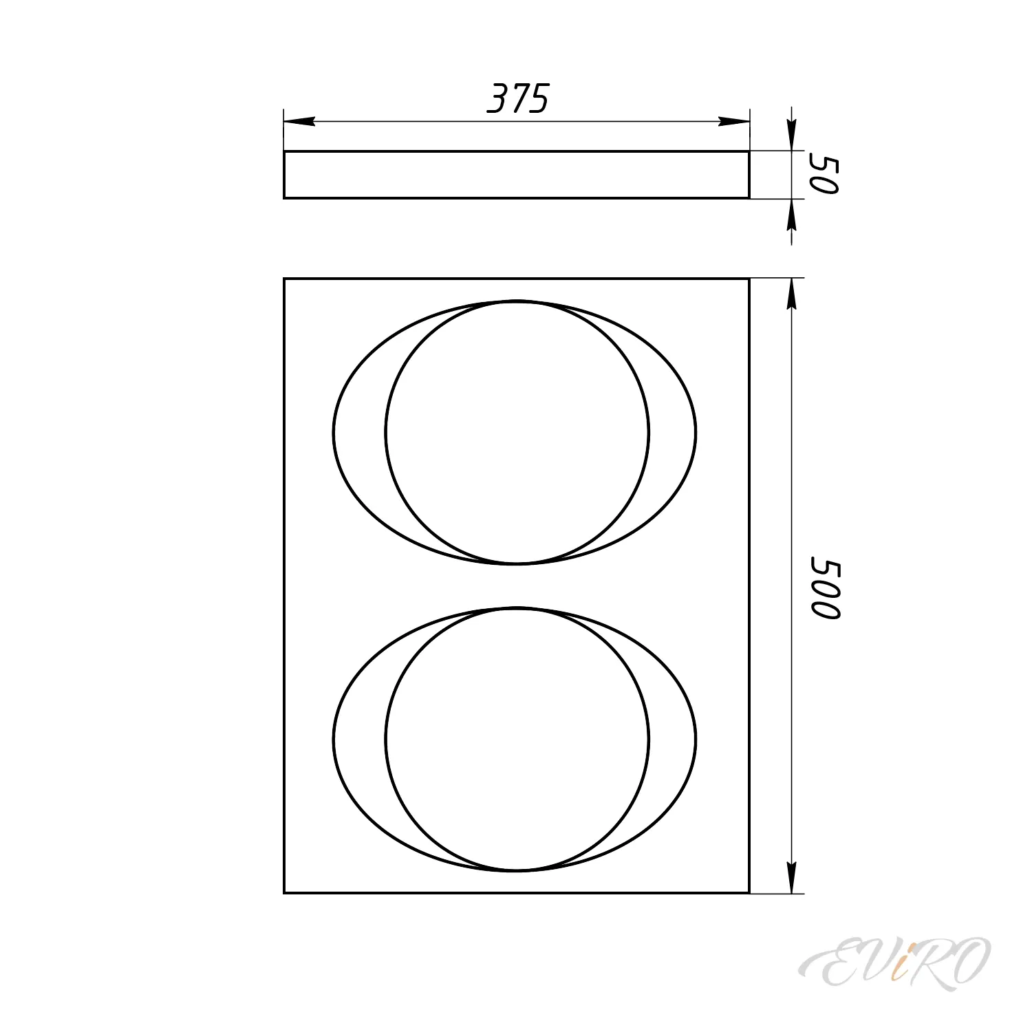 Гипсовая 3D панель EViRO Ohm Panel