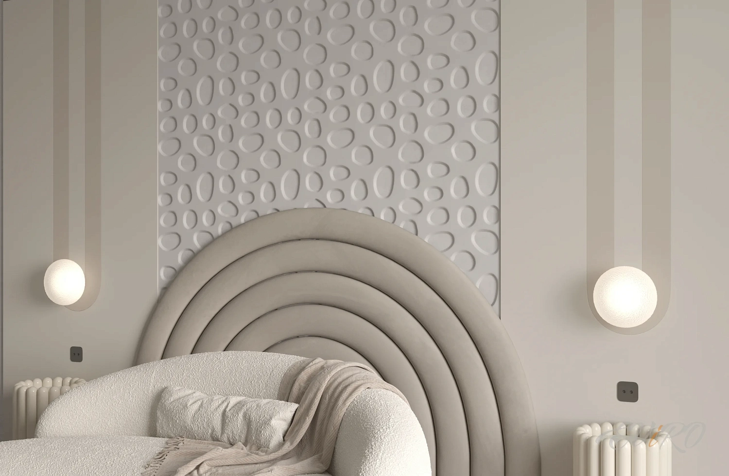 Гипсовая 3D панель EViRO Кругляк