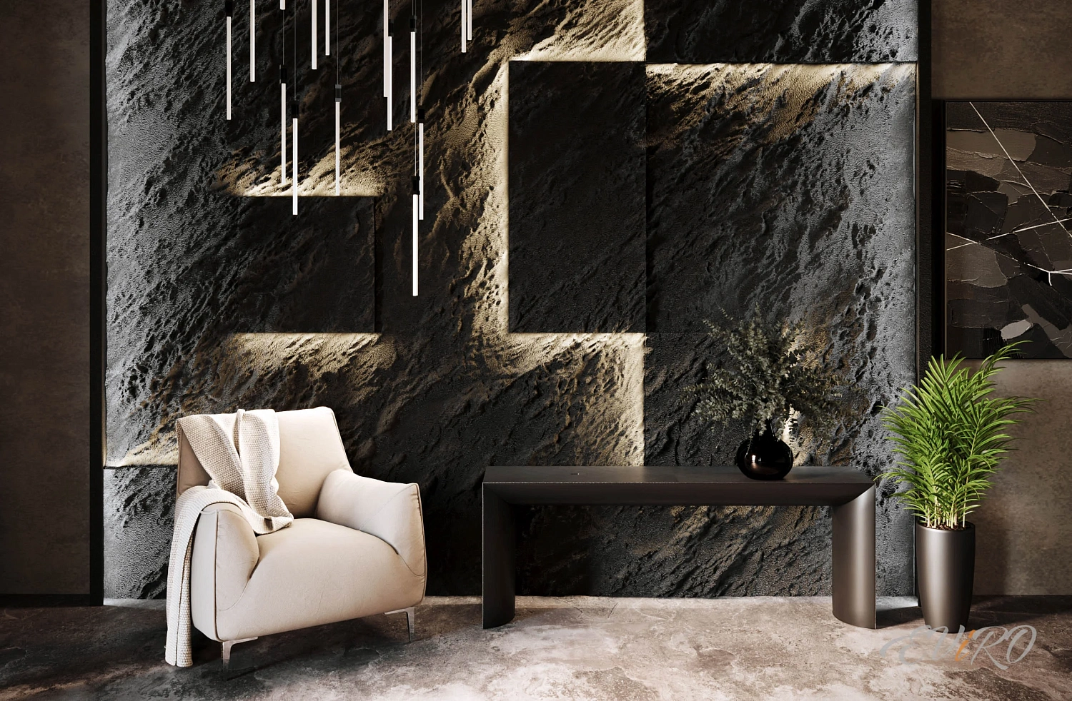 Гипсовая 3D панель EViRO Stone Slab