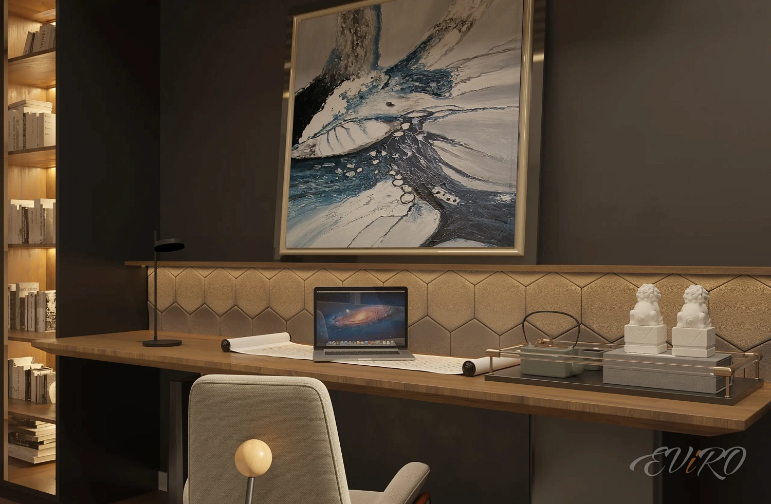 Гипсовая 3D панель EViRO Соты