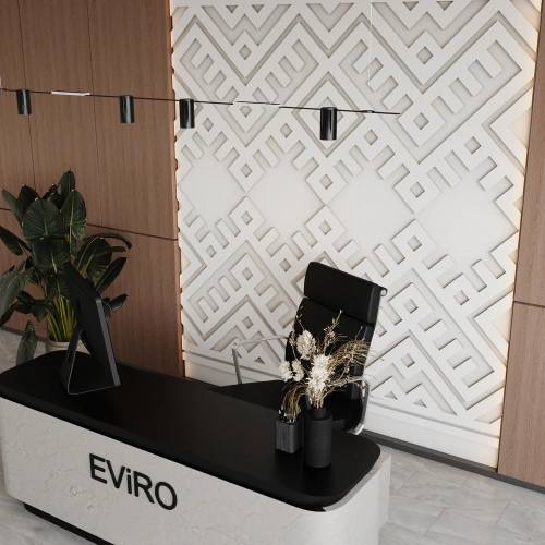 Гипсовая 3D панель EViRO Большой Орнамент