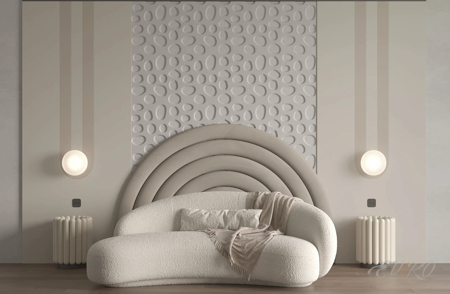 Гипсовая 3D панель EViRO Кругляк