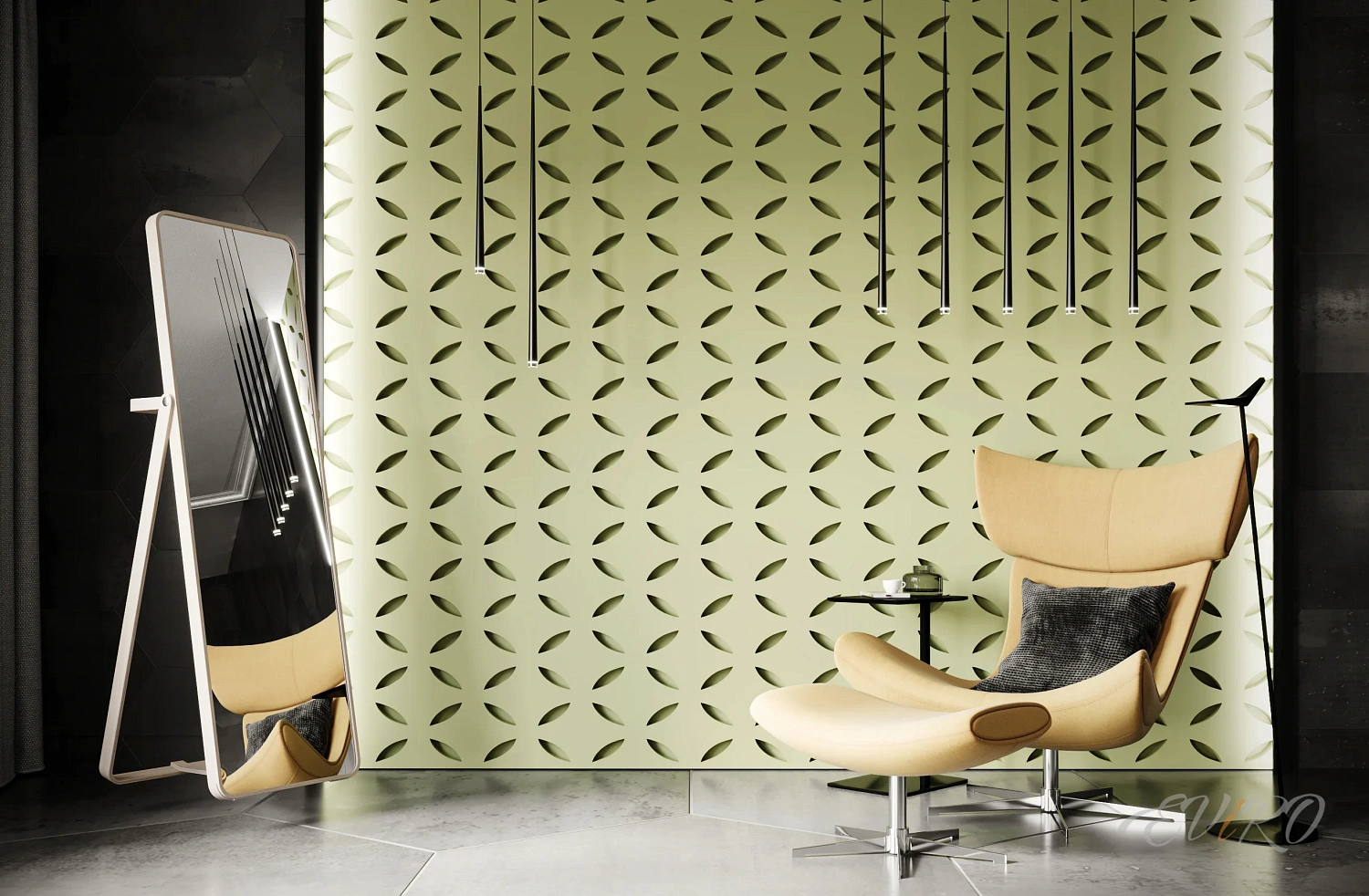 Подсветка, направленная на рельеф EViRO